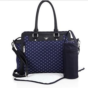 Armani junior diaper bag